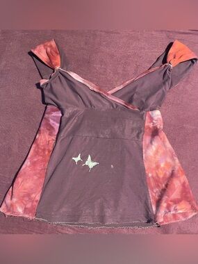 Pink handmade fairy top